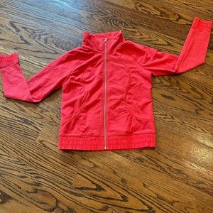 Lulu lemon zip up red